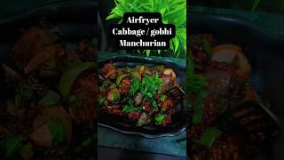 Air fryer cabbage Manchurian recipe  Airfryer recipe [upl. by Kirit]