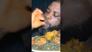 Asmr Mukbang Atama Soup With Starch FufuAfrican FoodShortsbeta Shorts Shortsart Shortscooking [upl. by Plantagenet]