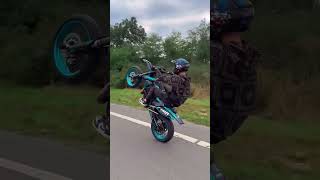 Style 🤟😈 supermoto wheelie [upl. by Einoj738]