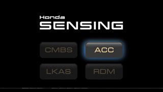 Honda SENSING – ACC Infographic New Honda Accord Hybrid 2016 [upl. by Rind953]