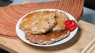 Oatmeal Protein Pancakes  Quick Healthy Recipes [upl. by Oglesby]