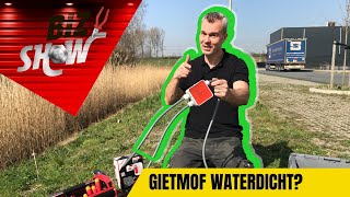 Grondkabel aansluiten en waterdichte verbinding maken stopcontact  BizShow vlog 029 [upl. by Niatirb570]