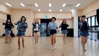 One Way Ticket Line Dance32Count4WallAbsolute Beginner제주라인댄스 라주망 [upl. by Gnanmas]