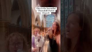 Thornhill Parish Church Visit  singing with Deb the Rev 😀 churchsinging [upl. by Atinit]