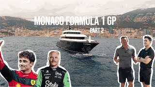 Inside look Monaco F1 from a Superyacht  Part 2 [upl. by Nahtiek]