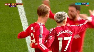 HOJLUND GOAL  MANCHESTER UNITED VS BRENTFORD [upl. by Smitty431]