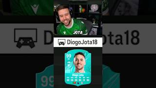 I PLAYED JOTA ON FC 25 😨 shorts [upl. by Zarihs]