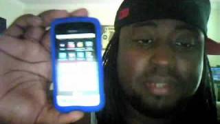 Metro PCS Android 22 Optimus m Review [upl. by Tnelc207]