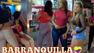 First Time in Downtown BARRANQUILLA COLOMBIA Nightlife2021 Full tour [upl. by Mide655]