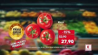 Oferta Kaufland din 2931 ianuarie  Ulei de floarea soarelui roșii și pulpe de pui [upl. by Oicatsana]