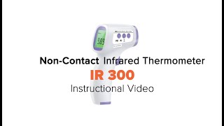 MedSource Labs NonContact Thermometer IR 300 [upl. by Eanar]