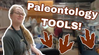 What tools do paleontologists use dinosaur museum paleo [upl. by Naugal294]