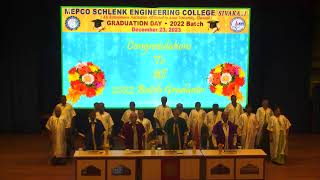 MEPCO Graduation Day  2022 Batch Forenoon Session [upl. by Kenaz69]