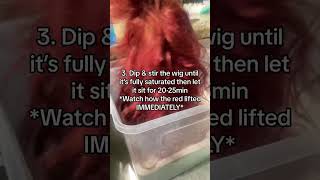 DIY Hair Color Remover haircolortransformation wigs wiginstall wigreview wigrepair wigstyling [upl. by Pontone]