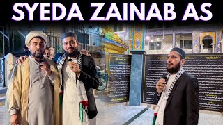 Mufti Fazal Hamdard Visit Syeda Zainab SHABEEH IN Karachi [upl. by Lessur]