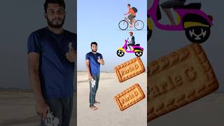 Rounding parle g biscuit to Bycycle Scooter Thar Alto  Vehicles names magic video shorts [upl. by Eiuqcaj]