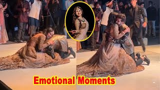 Mouni Roy EMOTIONAL Moments With her Best friend Rahul Shetty At her Wedding Reception [upl. by Anahsit]