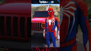 JEEP WRANGLER VS MAHINDRA THAR IN GTA 5  shorts gta5 spiderman 666ar [upl. by Lewellen]