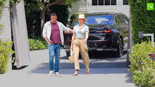 Ben Affleck and Jennifer Lopez continue to spend time together despite separation [upl. by Anidal]