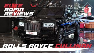 2022 RollsRoyce Cullinan Black Badge kit with Mansory rims  The Elite Cars Showroom [upl. by Fleece538]