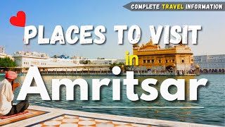 Amritsar Tourist Places  Amritsar Tour Plan 2023  Amritsar City Tour  Golden Temple amritsar [upl. by Metzgar875]