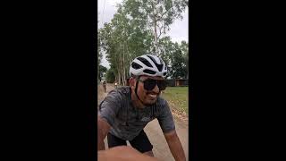 Training for Duathlon OFF ROAD BRICK  First time ko mag trail running [upl. by Suirauqram]