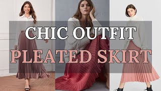 Pleated Skirt Outfits Effortless Elegance for Every Occasion [upl. by Linkoski]