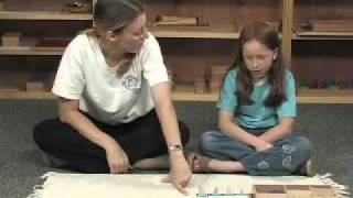 Part 1 Multiplication Fact Practice with Montessori Bead Bars [upl. by Perkin]