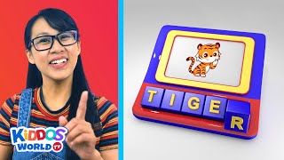 Teaching Kids How to Spell Animal Names and Learning Animals Trivia [upl. by Mariquilla]