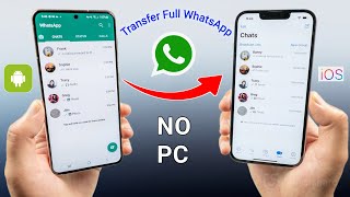 No PC Transfer WhatsApp to iPhone 16 in minutes 2024 WhatsApp Transfer [upl. by Fields]