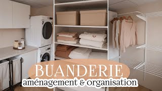 J’aménage la buanderie  DIY rangement amp organisation [upl. by Gnay]