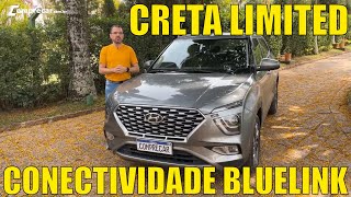 Hyundai Creta Limited 2023  Consumo e teste completo do Bluelink [upl. by Olshausen]