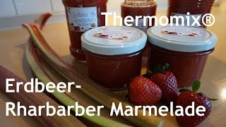 Thermomix® ErdbeerRhabarberMarmelade [upl. by Dimmick]