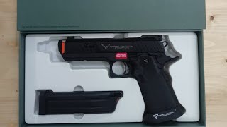 review gbb EMG hicapa tti pit viper full metal resmi grafir [upl. by Inanaup]