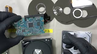 【分解動画】Toshiba HDD DT01ACA300を分解してみました [upl. by Admama]