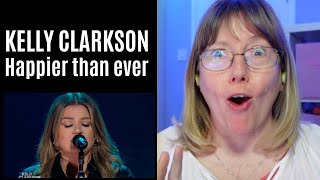 Vocal Coach Reacts to Kelly Clarkson Happier than ever Billie Eilish [upl. by Derrek]