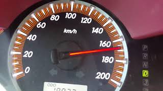 Toyota HILUX 27L 2014 0160kph acceleration [upl. by Alledi947]