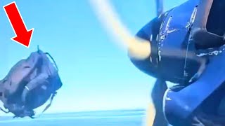 BAG HITS PROPELLER MIDAIR  Daily dose of aviation [upl. by Stanford693]