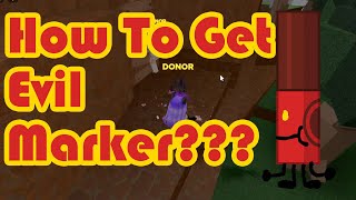 How to get Evil Marker in Find The Markers Roblox 2023 [upl. by Yr]