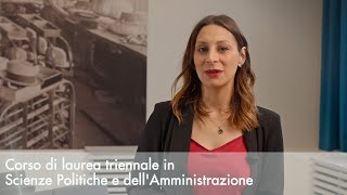 Corso di laurea triennale in Scienze politiche e dellamministrazione [upl. by Ahsikel248]