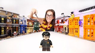 LEGO Harry Potter Diagon Alley  Unboxing  Review Set 75978 ESPECTACULAR [upl. by Notsla630]