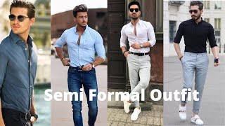 Latest Mens Formal amp SemiFormal Outfits  Formal Dress For Men  Mens Fashion 2022 [upl. by Sirovaj]