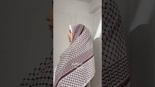 Now available on my website anahcocom anah anahhijabs keffiyeh keffiyehhijab hijaboutfit [upl. by Freddy451]