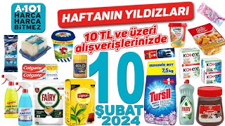 A101 10 ŞUBAT 2024 KATALOĞU  A101 BU HAFTA KAMPANYALAR İNDİRİMLER  GIDA TEMİZLİK  A101 İNDİRİMİ [upl. by Kavanaugh115]