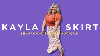 New LuLaRoe Maxi meet Kayla Size and fit video [upl. by Serolod]