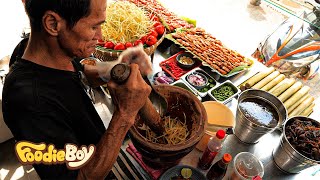 Spicy Delicious Green Papaya Salad Recipe Som Tam  Vietnamese Street Food [upl. by Atina588]