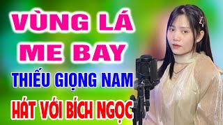 Karaoke Vùng Lá Me Bay ➤ Song Ca Cùng Bích Ngọc ➤ Karaoke Thiếu Giọng Nam [upl. by Atiraj]