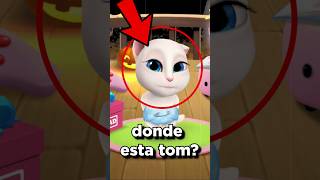 NUNCA LE PREGUNTES A TALKING ANGELA DONDE ESTA TOM 😨 talkingtom talkingangela shorts miedo [upl. by Marba80]