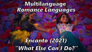 Encanto 2021 quotWhat Else Can I Doquot Final Part MultiLanguage  Romance Languages [upl. by Nenney]