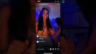 Dymondsflawless with BADDIE FRIENDS INSTA Live THROWING IT BACK😍💦 🍑 trending viral naughty [upl. by Analihp482]